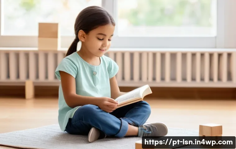 학습 환경이 인내력에 미치는 영향 - "A tranquil and inviting elementary school classroom, designed to foster calm and focused learning. ...