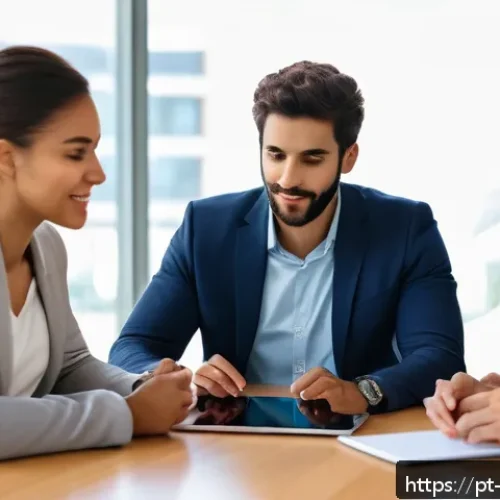 Home 17 학습을 통한 인내력 형성 과정 - A professional Brazilian office setting with a diverse group of colleagues actively engaged in a col...