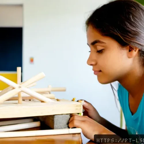 Home 17 실패에서 배우는 학습 인내력 키우기 - Photorealistic scene of a Brazilian teenage student in a bright São Paulo apartment, calmly rebuildi...